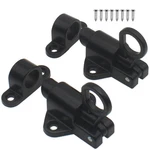 Self-closing Latches Spring Door Lock Aluminum Alloy Black Resilient Bolt Lat.... Fixed Price $15.67.