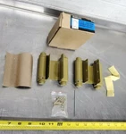 New! 1-PAIR Guard Security Double Action 3" Spring Hinges Gold Finish 87630. Fixed Price $21.95.