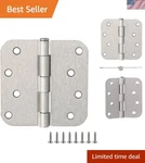 Hinges For Interior Doors 6-PACK 4-INCH X Rounded 5/8-INCH Radi.... Fixed Price $45.59.
