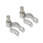 Pressed Steel Chain Link Fence Post Hinge W/bolt (2 Pack) (1-3/8" X 5/8"). Fixed Price $25.45.