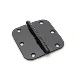 3-1/2" Oil-rubbed Bronze Finish Door Hinges Pack, 5/8" Round, Removeable Pin. Fixed Price $12.95.