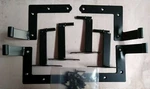 Exterior L-strap Shutter Hinge For Stone Siding 4-1/4" Offset. Fixed Price $49.59.