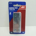 Ace Narrow Hinge Fixed Pin Zinc 3" #5297932 Pack. Fixed Price $8.75.
