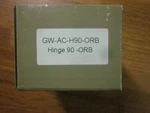 Glass Warehouse Shower Door Hinge GW-AC-H90-ORB. Fixed Price $11.99.
