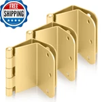 Haidms Pack Gold Offset Hinges 3.5 Inch Expandable Door Heavy Duty With. Fixed Price $50.91.
