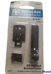 Everbilt Surface Bolt 878 875 Oil-rubbed Bronze Finish. Fixed Price $9.99.