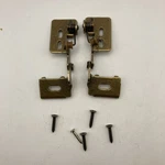 Youngdale? #65 Cabinet Hinges -antique BRASS-1/2 Inset Knife Hinge-set Of Vtg. Fixed Price $19.99.