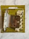 Vintage Amerock T-7528 Rennaisance White Ceramoid Cabinet Hinge 3/8" Inset. Fixed Price $9.99.