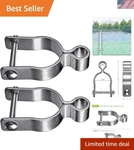 Rust-resistant 304 Stainless Steel Gate Hinges 2 Pcs 1-7/8" Compatibility. Fixed Price $33.13.