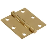 Hillman Solid Brass Residential Door Hinge With Square Corner, 3-1/2 In.. Fixed Price $12.00.