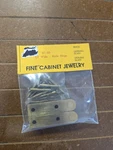 Brusso's Brass Center Pivot X 1/2 3/16" ST-80 Solid Hinges. Fixed Price $23.65.