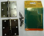 National 1/2" Removable Pin Hinges N176-636, V512, Antique Brass New Old Stock. Fixed Price $11.50.