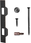 Door Strike Plate Oil Rubbed Bronze, With Reinforced Torx/star Screws & Bit, Dou. Fixed Price $20.95.