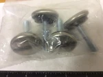 New (4 Pack) & SW-5T17 Stainless Pad Furniture Glides, 9/16 Base. Fixed Price $12.70.