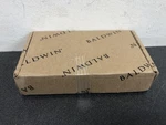 Baldwin 1440060I 4"X4" Mortise Door Hinge 1/4" Radius Satin Brass/brown. Fixed Price $20.74.
