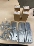 Qty 36 Pbb World Class Door Hinges CP81 4.5 X Steel Dull Chrome. Fixed Price $119.00.