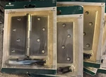 10 Brainerd 4" Square Corner Door Hinges Antique Pewter 56439. Fixed Price $19.00.