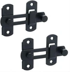 2PCS Heavy Duty Barn Door Lock 180 Flip Sliding Latch Stainless Steel Matte. Fixed Price $8.99.