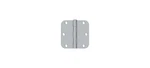 3-1/2" X 5/8" Radius Hinge, Ball Bearing Brushed Chrome Pair. Fixed Price $11.85.