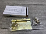 Deltana DSH44U3 4" X Spring Hinge, Ul Listed Polished Brass. Fixed Price $17.99.