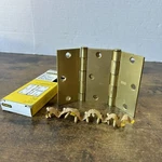 Stanley 08-2100 Steel Satin Brass Door Hinges 3 1/2 88MM 741(4). Fixed Price $8.99.