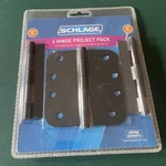 Schlage 3 Hinge Project Pack 4" X Plain Bearing 5/8" Radius Aged Bronze Black. Fixed Price $12.99.