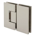 Crl Brushed Nickel Vienna 180 Degree Glass-to-glass Positive Close Hinge. Fixed Price $65.00.