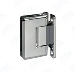 CP1N337, Adjustable Wall Mount 'h' Back Plate Hinge For Frameless Shower Door. Fixed Price $61.00.