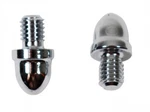 Cabinet Hinges Chrome Small Helmet Finial Pair Renovator's Supply. Fixed Price $10.99.