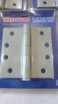 One Westward Door Hinge, X 4", Beige Enamel Finish, Butt. Fixed Price $12.59.