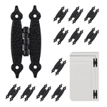 Home Master Hardware 12 Pieces (6 Pairs) Cabinet Hinges, Embedded Matte Black.... Fixed Price $25.19.