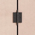 Black Cabinet Wrought Iron Butt Hinges Victorian Steeple Tip Flush. Fixed Price $16.99.