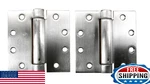 Outlet 4.5" Square Spring Hinges Adjustable Self-closing Stainless Steel. Fixed Price $91.31.