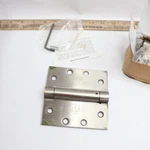 (3-PK) Hager Door Hinge Satin Stainless Steel 023379. Fixed Price $102.88.