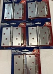 (5) Ace Hinge Square Corner, Chrome 4 Inches 5297650. Fixed Price $25.20.