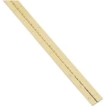 National Hardware 30" Brass-plated Continuous Hinge 1-1/16"W 20 Holes. Fixed Price $33.49.