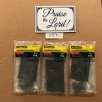 3- Stanley Commercial Door Hinge Oil Rubbed Bronze 1/2" S838-714 DPF179. Fixed Price $20.00.