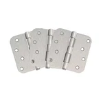 4 In. X 5/8 Radius Satin Nickel Door Hinge Value (3 Per Pack). Fixed Price $12.87.