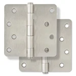 Miseno MDH4012 X Plain Bearing 1/4" Radius Corner Door Hinge - Nickel. Fixed Price $18.88.