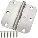 Heavy-duty 3.5" Interior Door Hinges, Satin Nickel, 12 Pack. Fixed Price $42.91.