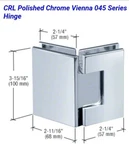 Crl Polished Chrome Vienna Series 135 Degree Glass-to-glass Hinge V1E045CH. Fixed Price $70.00.