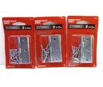2-1/2 Inch Narrow Utility Hinges Zinc Plated 3 Packs Everbilt 649 171 (total 6). Fixed Price $11.95.