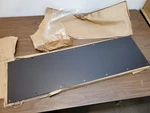 Rockwood K1050 Bsp 34 Door Kick Plate, Black Suede Powder Coat Ss X New. Fixed Price $37.98.