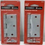 Lot Of Everbilt Utility Door Cabinet Hinge 3-1/2" Galvanized 698 578. Fixed Price $14.99.