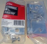 Lot 4PCS Everbilt Square Interior Door Hinge Chrome Finish 3" Inch 279691. Fixed Price $14.85.