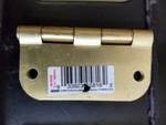 Lot Of Stanley National Everbilt Satin Brass Finish 3.5" Door Hinge No Screws. Fixed Price $11.99.