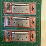 Lot Of New Everbilt 4.5 Satin Chrome Finish Adjustable Spring Hinge 163 238. Fixed Price $39.99.