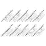 Uxcell 10 Pcs Metal Non-mortise Hinges, Cabinet Door For Nickel. Fixed Price $13.16.