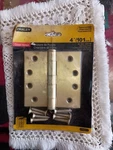 Stanley Commercial Grade Solid Brass Door Hinge 05-1405 4" 101MM. Fixed Price $5.00.