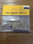 Brusso's Offset Pivot Hinges 2 With Screws L-37 Solid Brass. Fixed Price $49.50.